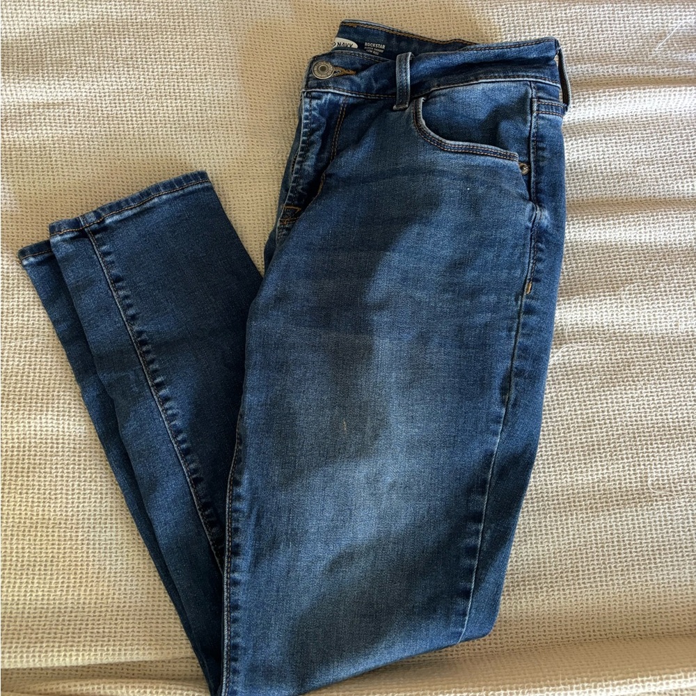Old Navy Blue Rockstar Jeans